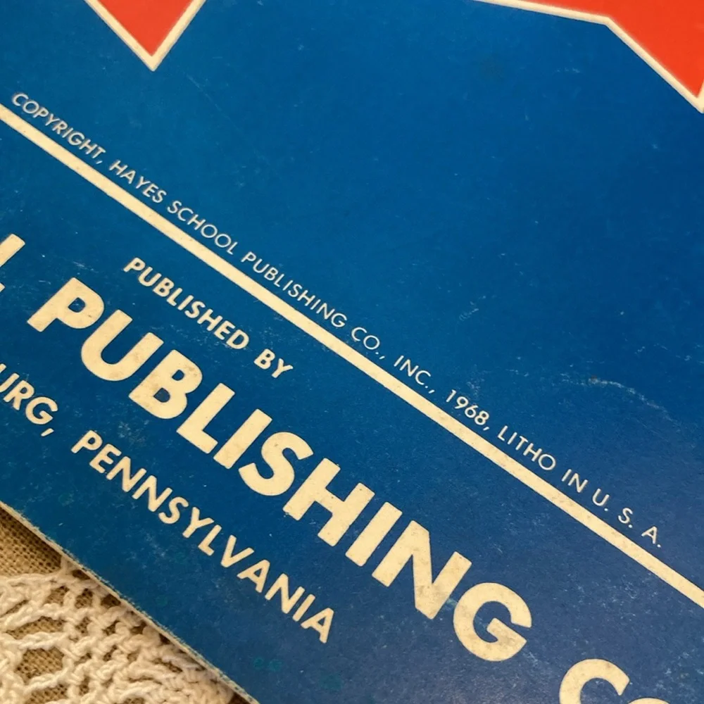 Vintage 1968 Classroom Bulletin Board Design Book With Color Graphics